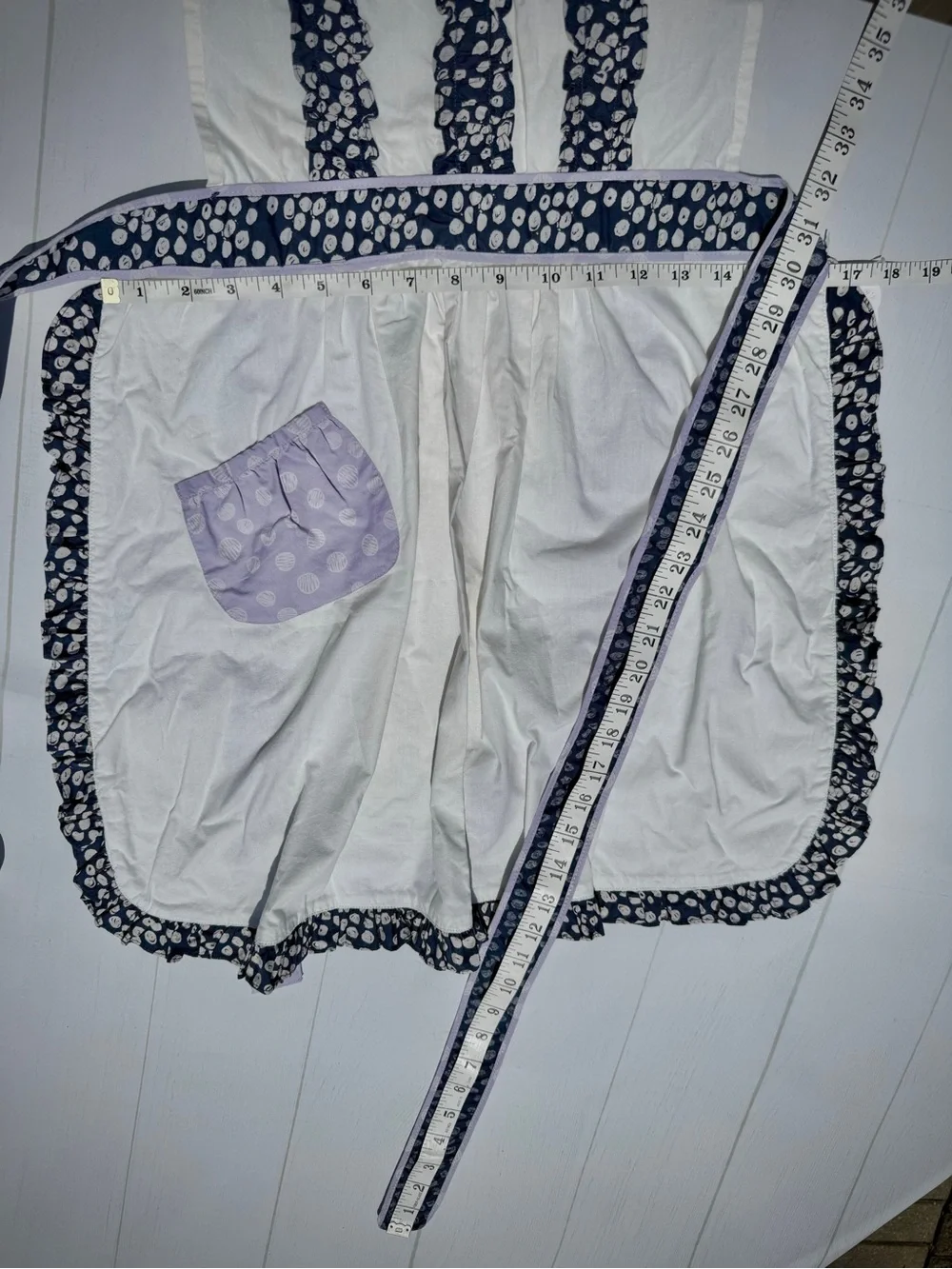Anthropologie Home by Porridge Apron. NWT. Lavender/Purple/Cream. One Size.
